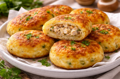 Картофельные зразы с курицей &laquo;Домашний хит&raquo;: нежнейшие и с румяной корочкой