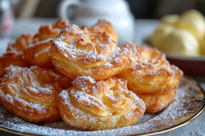 На кефире вергуны получаются всегда! Пышные, румяные, и долго не черствеют