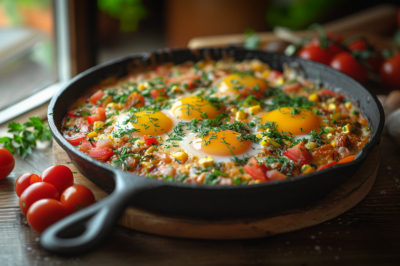 Обычная яичница надоела до слез? Добавьте это &mdash; и завтрак станет звездой кухни