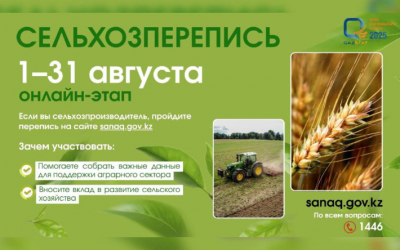 Какие вопросы будут задавать казахстанцам во время сельхозпереписи