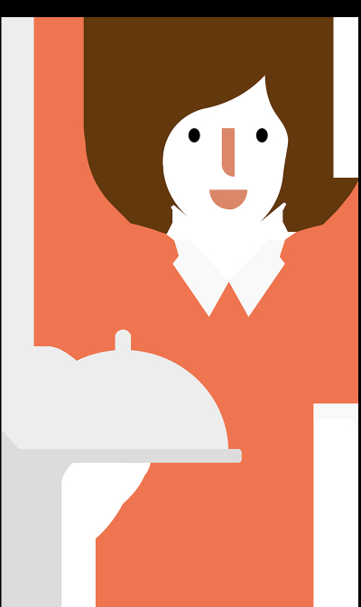 На что живет официант