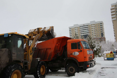 Около 55 тысяч кубометров снега вывезли из Астаны за день