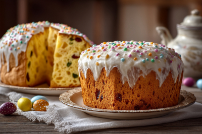 Из обычной муки и молока: пасхальный кулич на пушистом тесте &mdash; сдобный и душистый